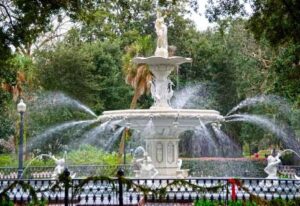 savannah forsyth park fountain GA